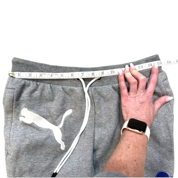 Puma x Fashion Geek Mens Gray Sweatpants All Star Game Jogger Embroidered Medium - Picture 11 of 13
